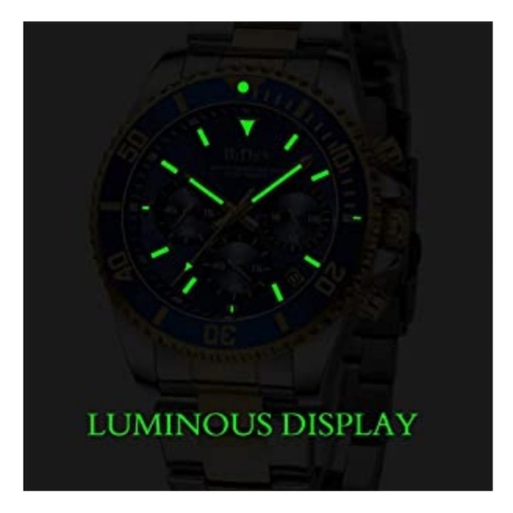 Stainless Steel Chronograph Casual Wrist Watch - Picture 6 of 6